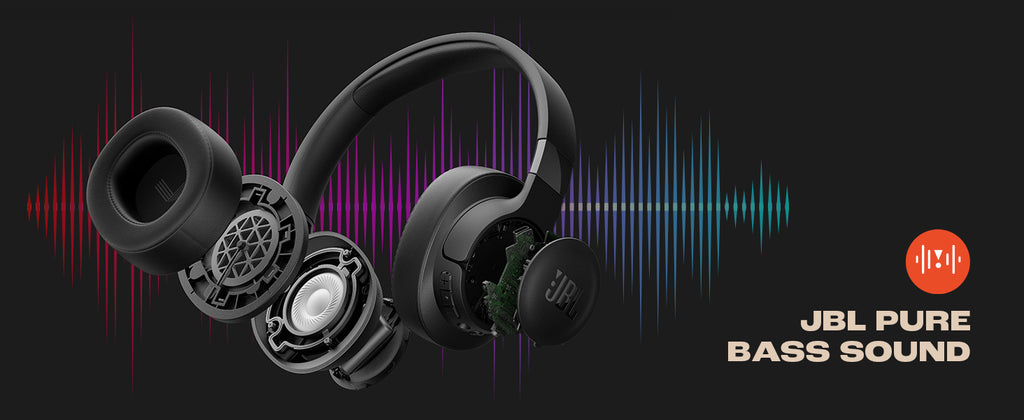 JBL Tune 770NC Wireless Over Ear ANC Headphones with Mic, Upto 70 Hrs Battery, Speed Charge : 5 min Charge Gives up to 3H of Playback, Customized EQ, Google Fast Pair, Dual Pairing, BT 5.3 (Black)